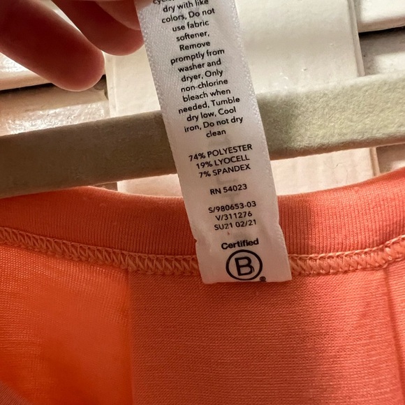 Athleta Coral Orange Yin Athletic Tank Top - Picture 6 of 6